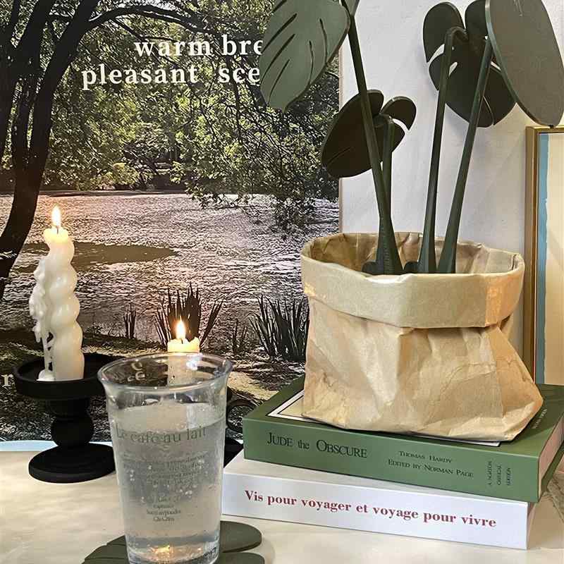 カップ グラスマット 3Dプリント 植木鉢コースター 盆栽風 幾何学模様 北欧