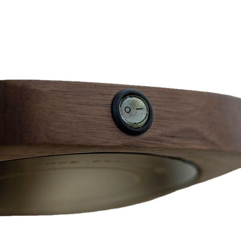 保温コースター 温調可能 オフィス用 スマート保温パッド ウォールナット材 カップウォーマー ミルクあたため