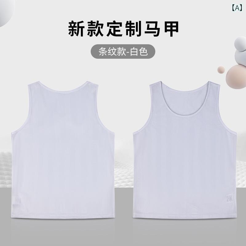 ベスト ストライプ メッシュ 通気性 トレーニングウェア 男性用 女性用 サッカー フットサル バスケ 陸上 スポーツ 練習着