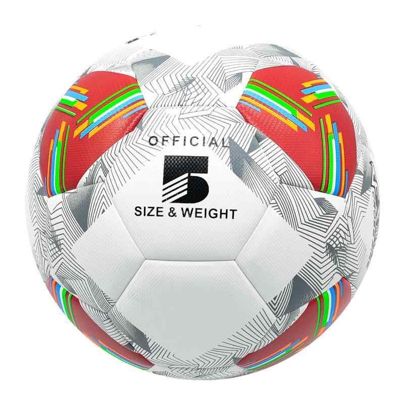 サッカーボール 小学校 中学校 練習用 試合用 5号球 PU製 貼り合わせ ブルー オレンジ