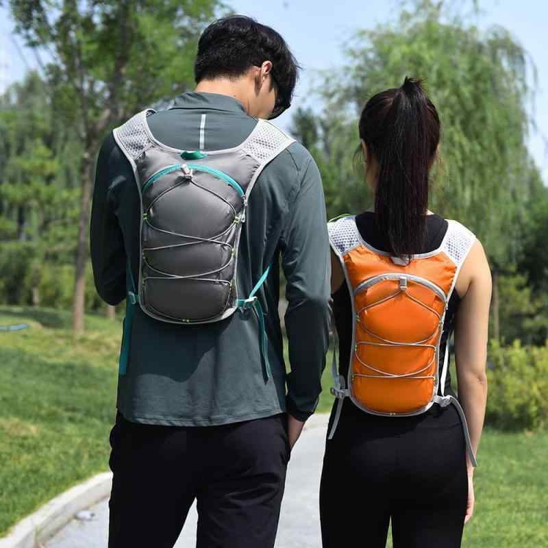 乐天商城 - リュックサック ランニングバッグ ハイドレーションバッグ 登山 ジョギング サイクリング 超軽量 通気性 20L以下 ポリエステル 黒 黄色 水色 緑 青 紫 灰色 オレンジ ソフトボトル 水袋