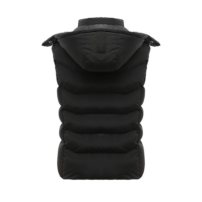 ベスト 秋冬 スポーツ用 中綿入り ノースリーブ ジャケット サッカー ランニング トレーニング コーチ ウェア 防風 ポリエステル 無地 ブラック レッド ホワイト