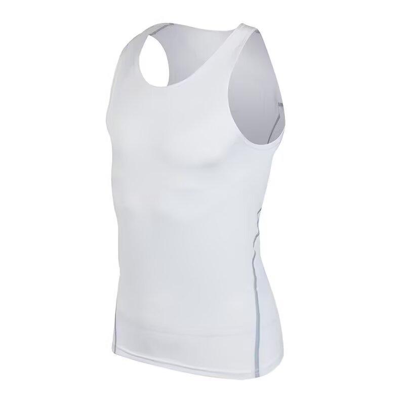 タンクトップ メンズ 男性用 バスケットボール スポーツ ランニング フィットネス トレーニング 高弾力 トップス Tシャツ 接触冷感 吸湿速乾