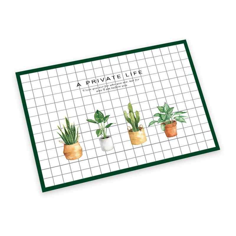 ランチョンマット 北欧風 原木パルプ テーブルマット パーティー ホーム レストラン 使い捨て 正方形 水彩 盆栽 薔薇 葉 桜 花柄