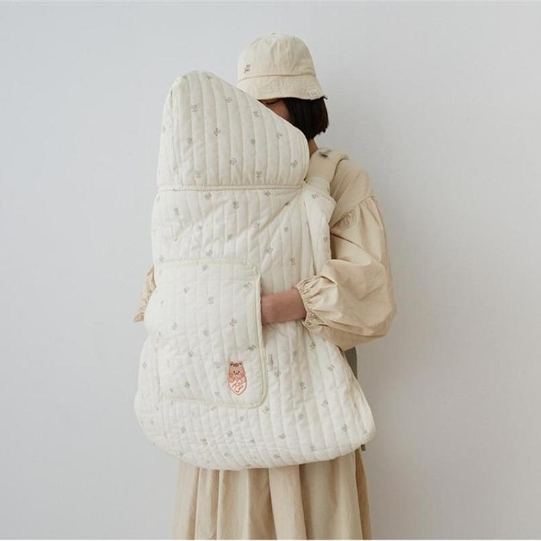 ベビー ケープ 秋冬 抱っこ紐 防寒 ブランケット 厚手 あったか 子供 用品 動物 アニマル 柄 コットン ..