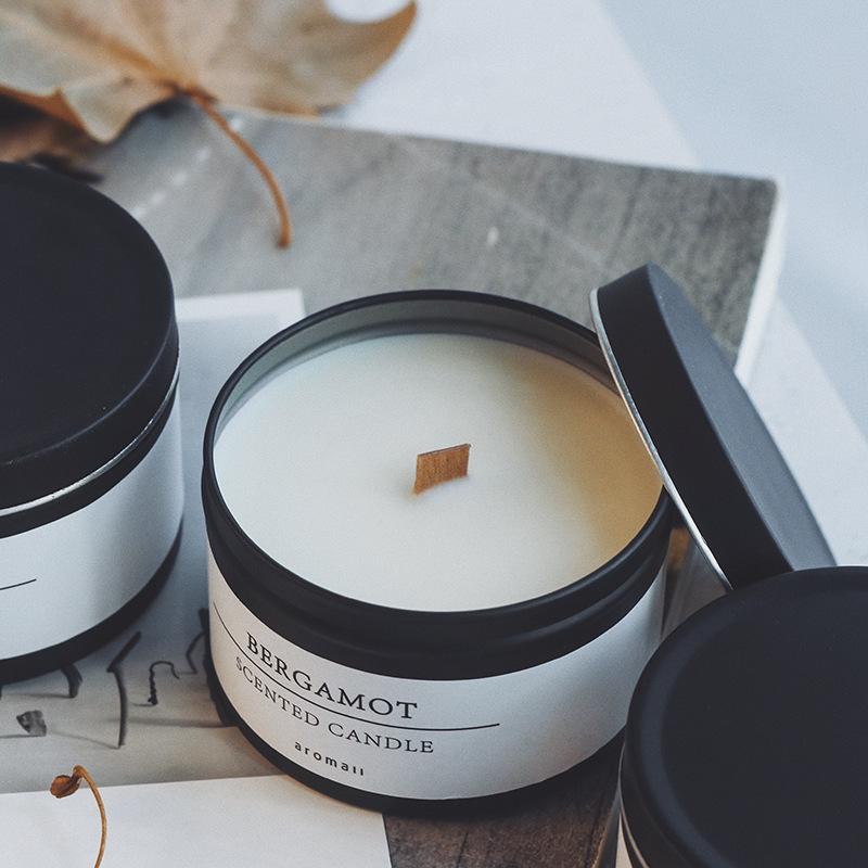 アロマキャンドル 大豆ワックス 無煙 ろうそく ロウソク リラックス 癒し 烏木ベルガモット 百合 フラ..