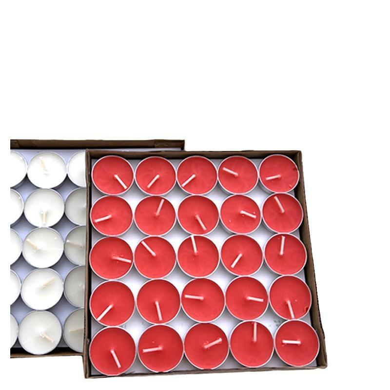 キャンドル 茶ろうそく 天然大豆ワックス 無煙 無臭 植物ワックス ティーライト 2時間 4時間 8時間 レ..