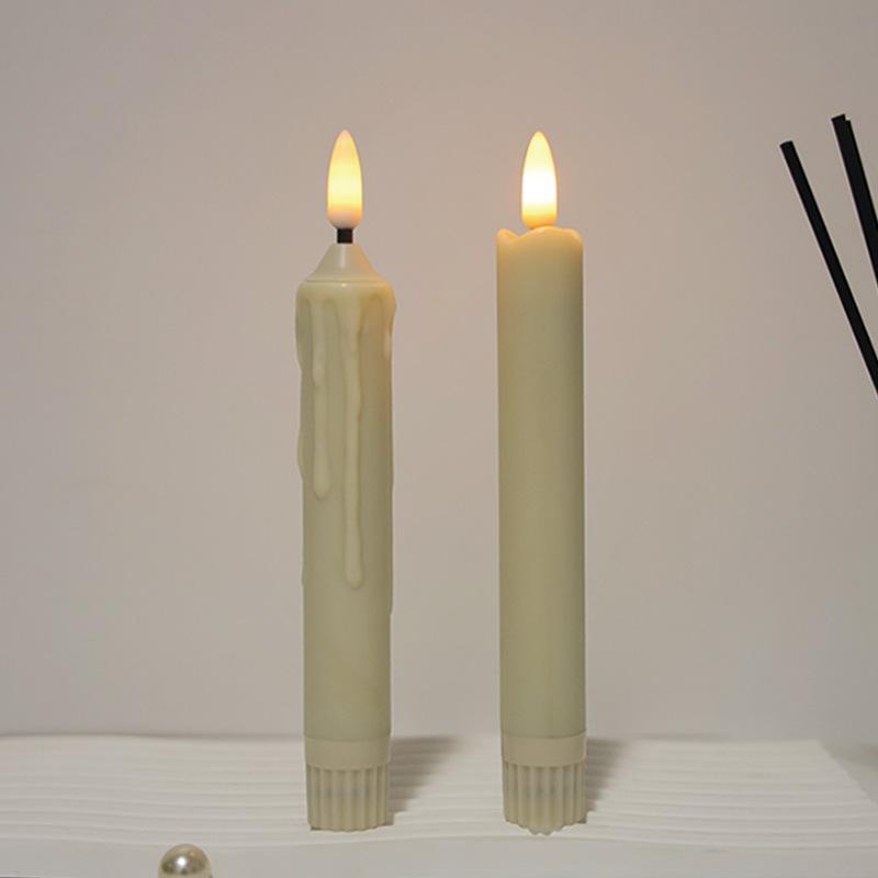 Other - LED電子キャンドル クリスマス 誕生日 長い 棒 揺れる 蝋 結婚式 装飾 蝋燭 ライト