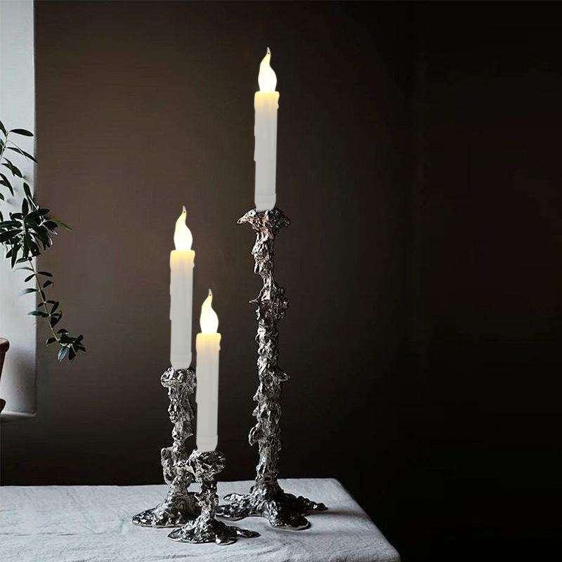 キャンドル LED ろうそく 電子キャンドル 暖色 暖白色 円柱形 クリスマス ハロウィン パーティー イベ..