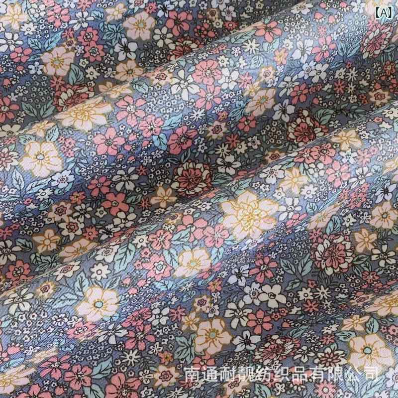 生地 布 小花柄 ドット柄 コットン 布地 ベッド用品 綿服 カーテン 裏地 染色 100%綿 パジャマ クッシ..