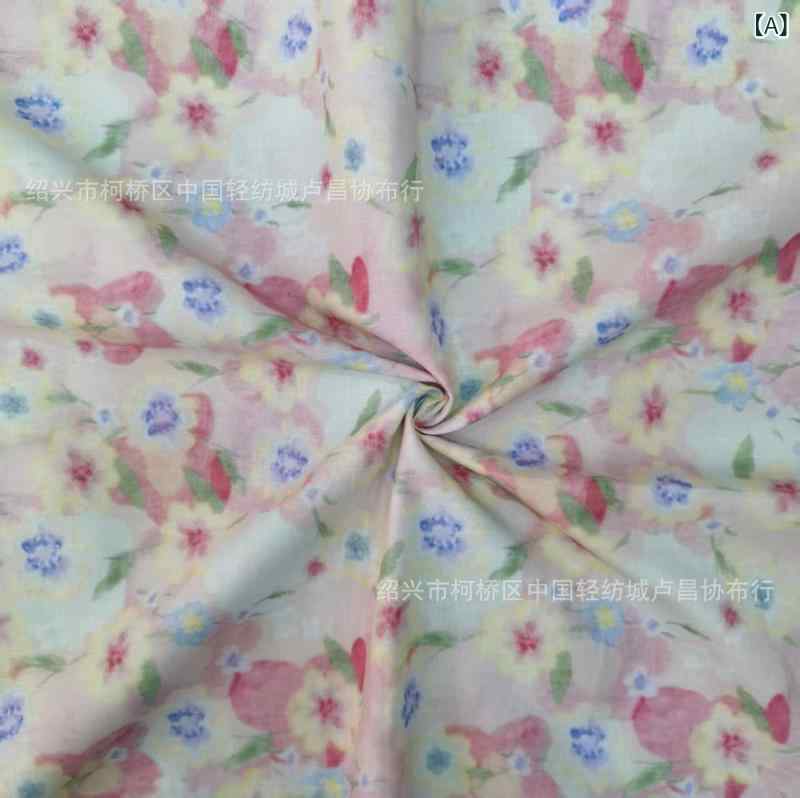 生地・布地 子供服 春夏秋 花柄 コットン100% 40番手 抱き枕 チュニック ワンピース ブラウス