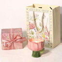 アロマキャンドル クリスマス 雑貨 大豆ワックス 香水 バラ 薔薇 梨 ジャスミン ライチ 陶器 花形 かわいい ギフト プレゼント 贈り物 誕生日 母の日 記...