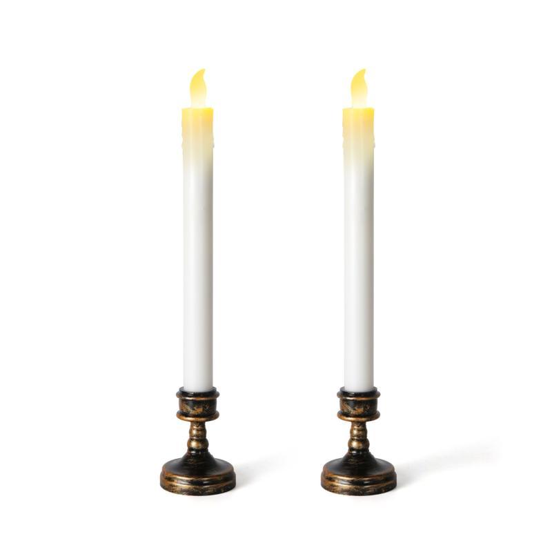 クリスマス LEDキャンドル ろうそく 蝋燭 教会 ウェディング 暖色 光 常時点灯 ゆらぎ 円柱 イルミネーション イベント パーティー おしゃれ