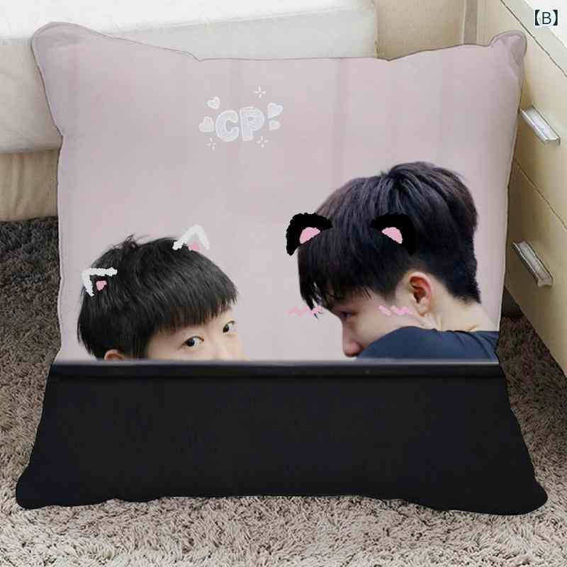 クッション CP 抱き枕 写真 DIY ギフト 孫穎莎 王楚欽 PP綿 [3]