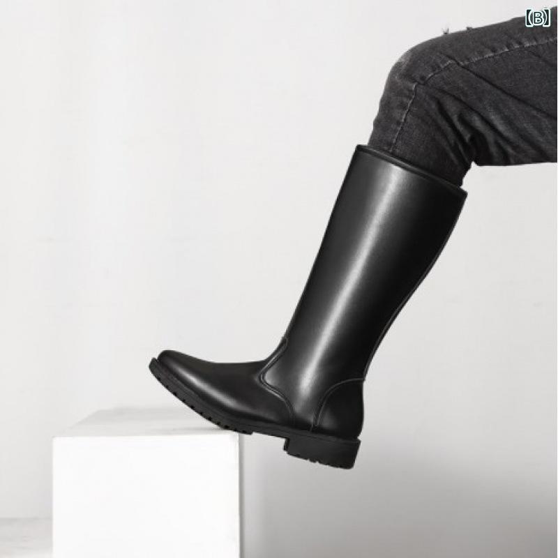 ブーツ レディース メンズ 乗馬ブーツ ロングブーツ 本革風 厚底 儀仗隊 コスプレ ...