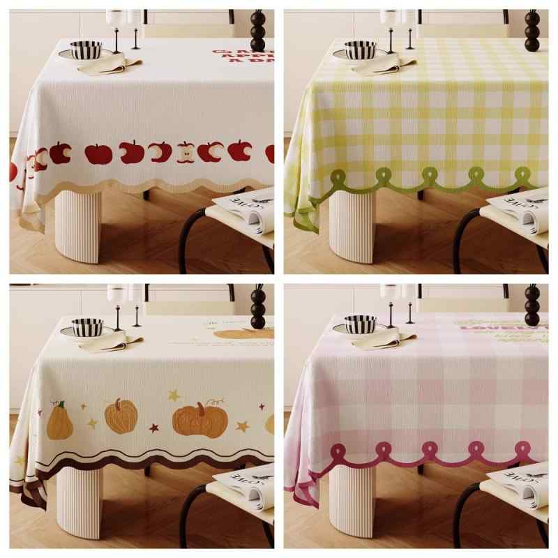テーブルクロス レディース キッズ カートゥーン アニメ 防水 防油 撥水 竹節 厚手 高級感 リビング テ..