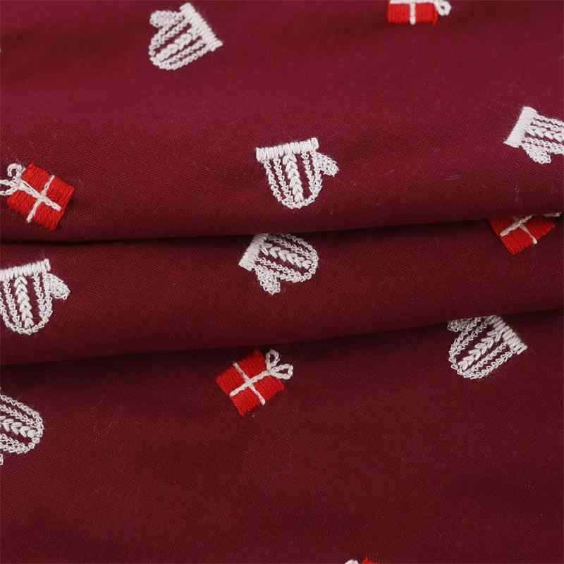 テーブルクロス クリスマス柄 コットンリネン 酒瓶袋 クリスマス雑貨 パーティー イベント 装飾 テーブルコーディネート