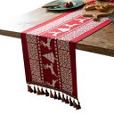 テーブルランナー クリスマス レディース メンズ ポリエステル製 ベッドスロー ドレッサー テレビボード 飾り付け 聖夜 パーティー イベント ディスプレイ デ...