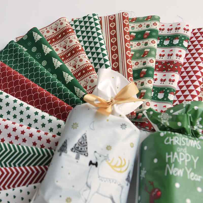 生地・布地 全綿 コットン プリント 手芸 DIY素材 綿布 カートゥーン 子供服 衣装 クリスマス ハッピー..