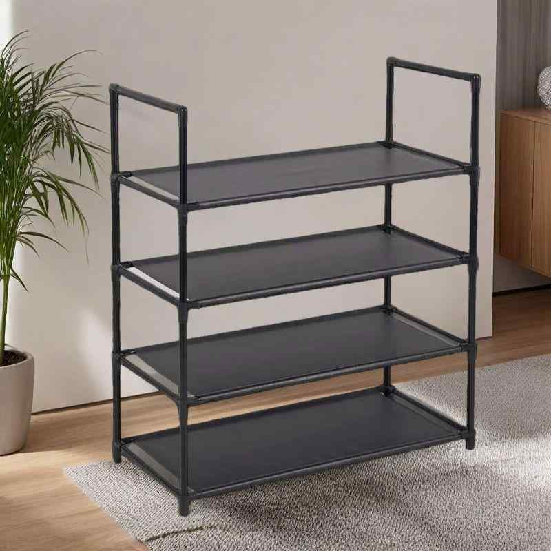 玄関収納 兼 室内物干し 兼用 ランドリーラック 兼用 シューズラック 省スペース 大容量 多用途 組み立..