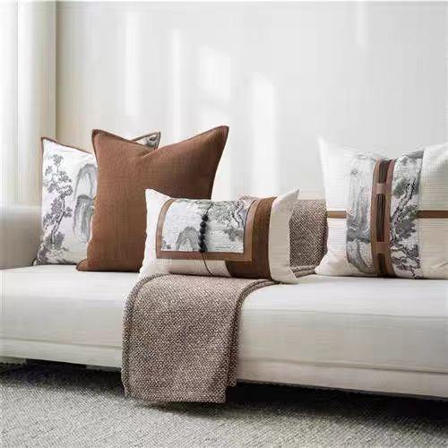 クッション 北欧 モダン ソファ リビング ルーム 抱き枕 ポリエステル 幾何学模様 スクエア クッション ホテル 枕カバー