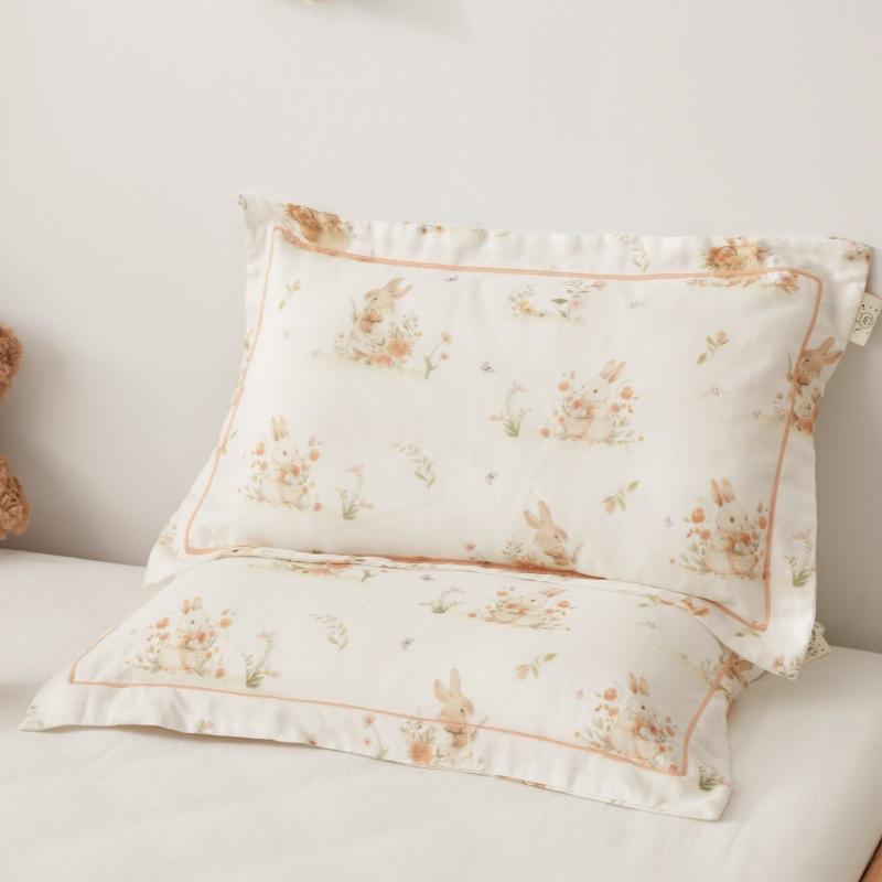 枕カバー キッズ ベビー A類 竹繊維 竹コットン 綿100% 春日郊游HM 恐竜探险家HM 松鼠丰收日HM 梦之奇..