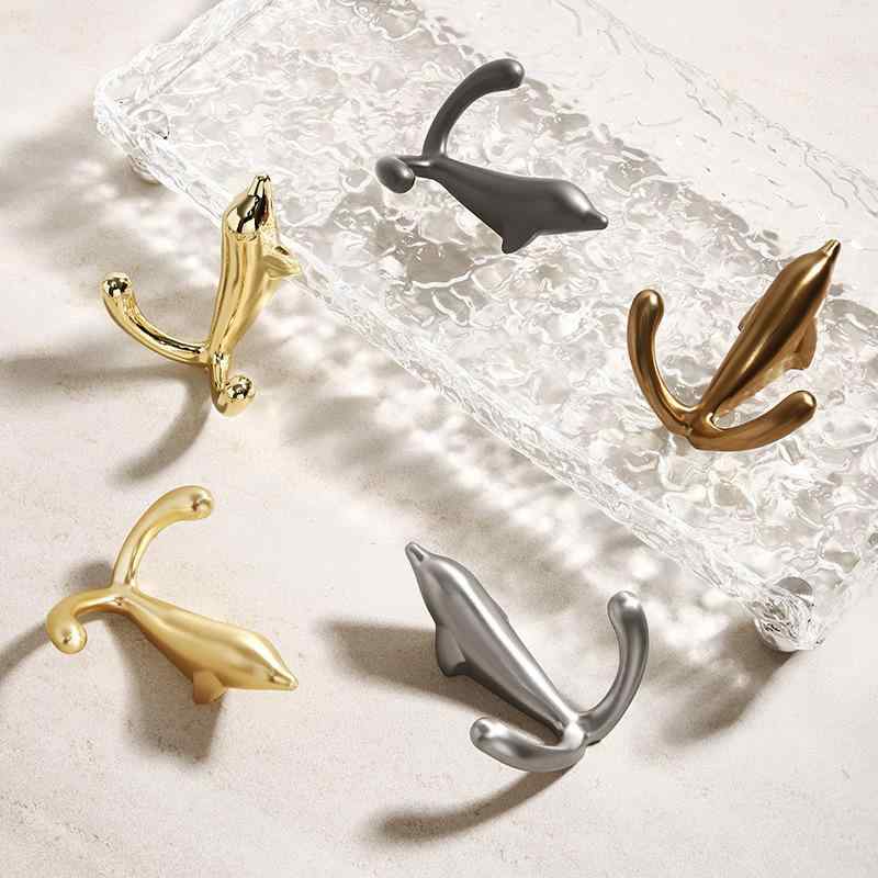 壁掛けフック 北欧風 玄関/シューズボックス/クローゼット ドアハンガー 亜鉛合金 コート/帽子/衣類収納 30kg以上耐荷重