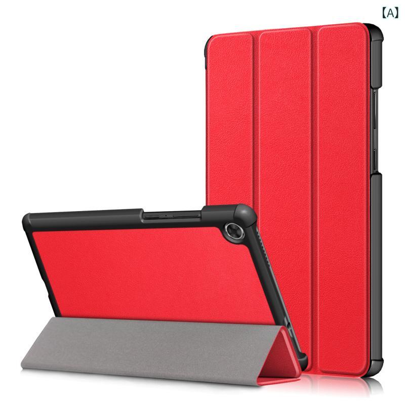 タブレットケース M8 8インチ ビジネス TB-8505F/X レッド ブラック ダークブルー グレー ローズゴールド 2