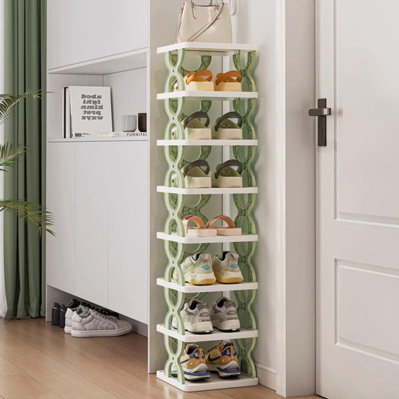 シューズラック 玄関 室内 省スペース 多層 靴箱 प्लास्टिक 北欧 収納棚