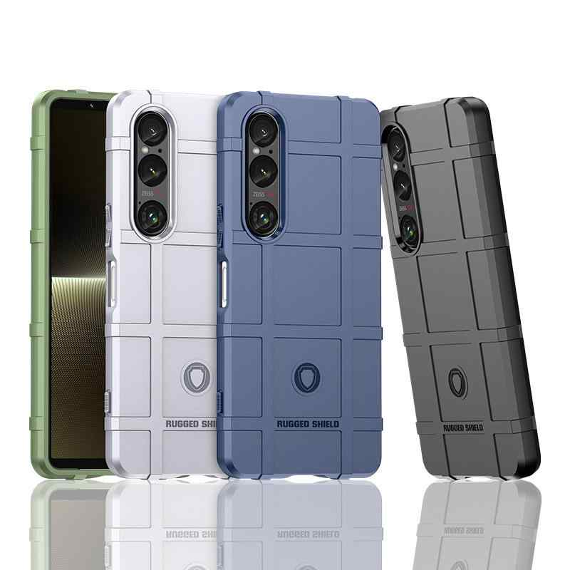 スマホケース Xperia 1 VI シリコン 全面保護 耐衝撃 Xperia 10 VI スマホカバー 無地 シンプル 落下防止 Xperia 1 VII 傷防止 擦り傷防止