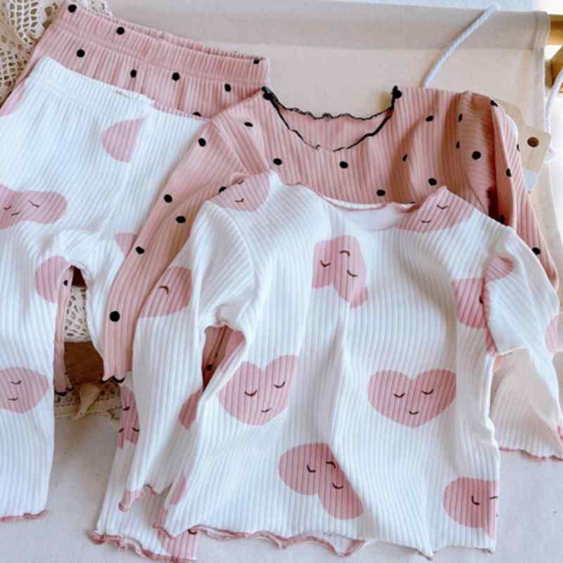 Other - 子供服 女の子 パジャマ 上下セット かわいい ベビー服 長袖 長ズボン 接触冷感 部屋着 ルームウェア 春秋