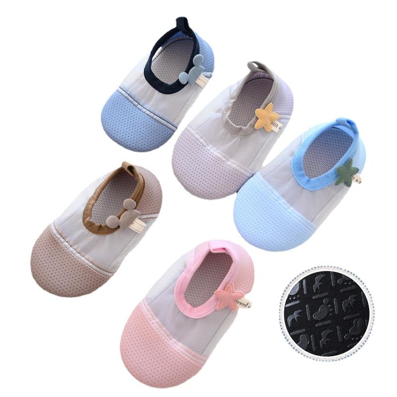 靴下 ベビー キッズ 床 ソックス 滑り止め付き 薄手 通気性 精梳綿 夏 カートゥーン プリント かわいい 男の子 女の子