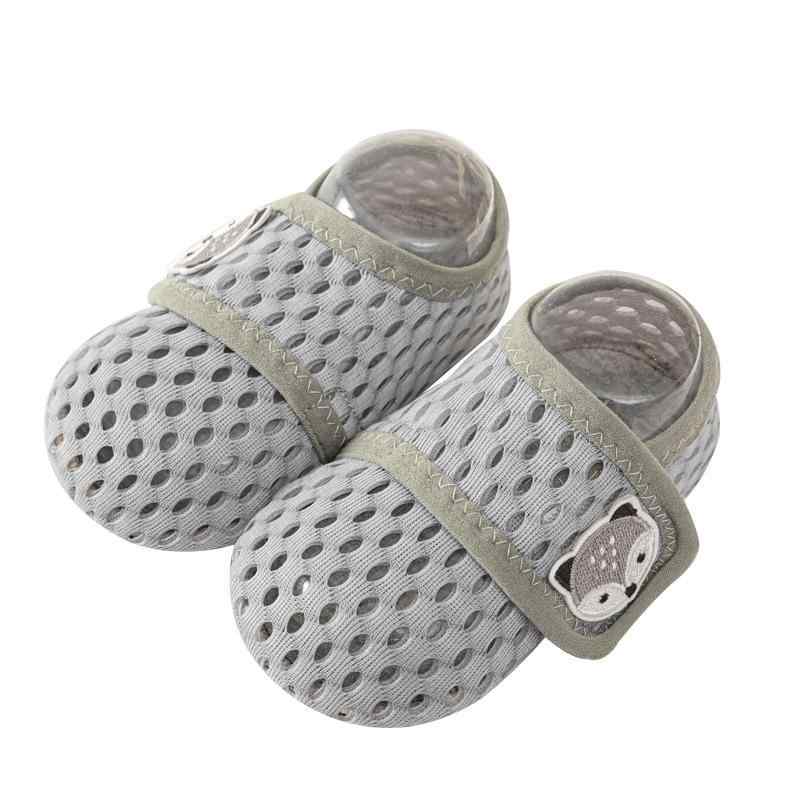 ベビー キッズ 靴下 滑り止め付き ルームシューズ メッシュ 通気性 涼しい 夏 男の子 女の子 幼児 室内履き トレーニングシューズ ソックス カートゥーン アニマル ポリエステル