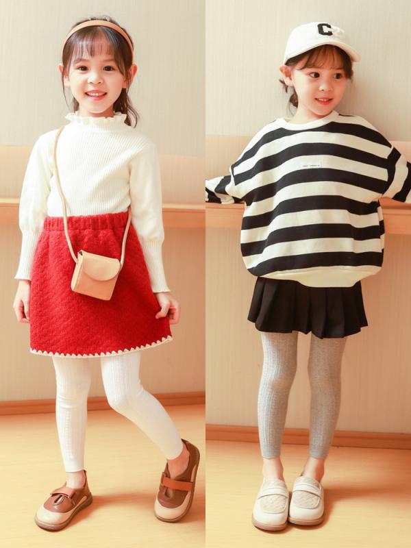 キッズ 女の子 タイツ スパッツ 春秋 綿 無地 レギンス 伸縮性 75cm 80cm 90cm 100cm 110cm 115cm 120cm 130cm