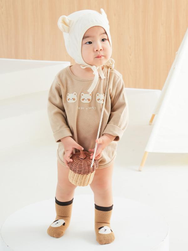 靴下 キッズ ベビー 子供 滑り止め付き 新生児 フロアソックス 精梳綿 通気 カートゥーン 春秋