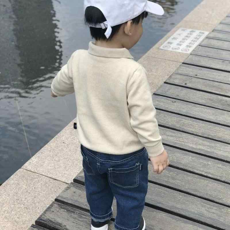 Cardigans - ニット 子供服 男の子 ニットセーター 長袖 トップス カットソー コットン 小学生 中学生 春秋 ゆったり 普段着 部屋着 白 黒 ベージュ キャメル