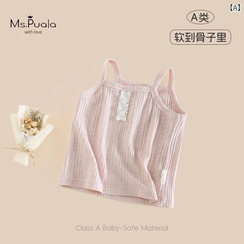 [ "・性別: 中性/男女兼用", "・スタイル: カジュアル", "・袖丈: ノースリーブ", "・対象年齢: 新生児(0～1歳、80cm以下)", "・適合シーズン: 春秋、夏、春、秋", "・生地加工: 柔らか加工", "・柄: 無地", "・実写画像: モデルなし", "・要素: かわいい", "・AQL検査基準: 2.5", "・生地名: ポリエステル", "・主要生地成分: ポリエステル繊維 61%、綿 33%、スパンデックス 6%", "・安全レベル: A", "・ネックタイプ: ラウンドネック", "・フード: なし", "・カラー: ピンク", "・対象身長: 73cm、80cm、90cm、100cm、110cm", "・無骨工芸: 対応", "・製品カテゴリ: 子供用タンクトップ/キャミソール"]