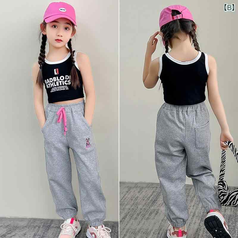 子供服 タンクトップ 女の子 ノースリーブTシャツ キッズ ジャズ ストリートダンス...