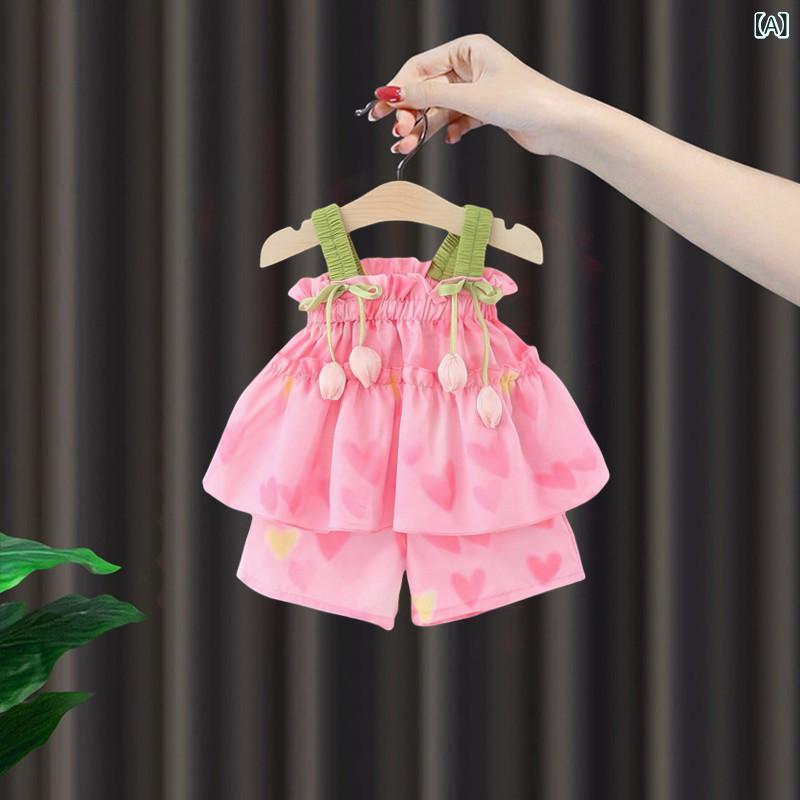 シャドーテールのワンピース ベビー服 女の子 チュールスカート 春秋 プリンセス かわいい 80cm 90cm 100cm 110cm 120cm｜アングル2