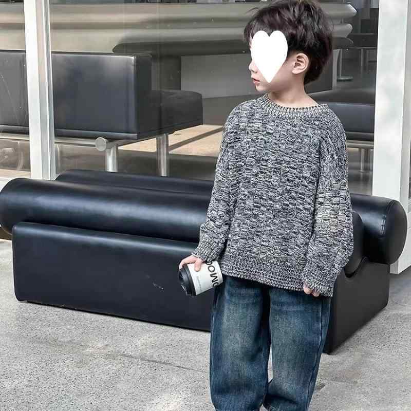 キッズ 男の子 デニムパンツ ロングパンツ ジーンズ 普段使い 春秋 中厚手 ウエストゴム 90 100 110 120 130 140 150