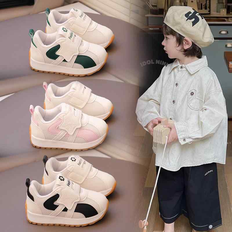 子供靴 スニーカー キッズ 男の子 女の子 軽量 通気性 メッシュ 厚底 マジックテープ 運動靴 幼稚園 保育園 春夏 秋冬 ピンク ブラック グリーン