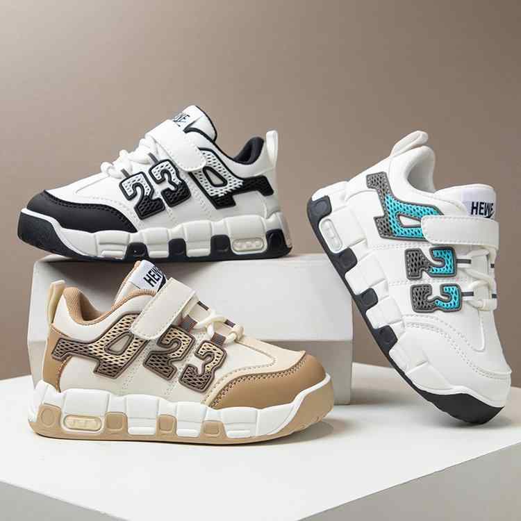 子供靴 スニーカー キッズ 中 बड़ा 子供 ファッション カジュアル シューズ 学生靴 レザー 春秋 白色 ..