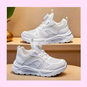 スニーカー キッズ 子供靴 男の子 女の子 運動靴 回転バックル カジュアル シューズ 通学履き 白 黒 防水 滑り止め 軽量 通気性 耐摩耗性 7歳 8歳 9歳 10歳 11歳 12歳 13歳 14歳 15歳 16歳 春夏秋冬