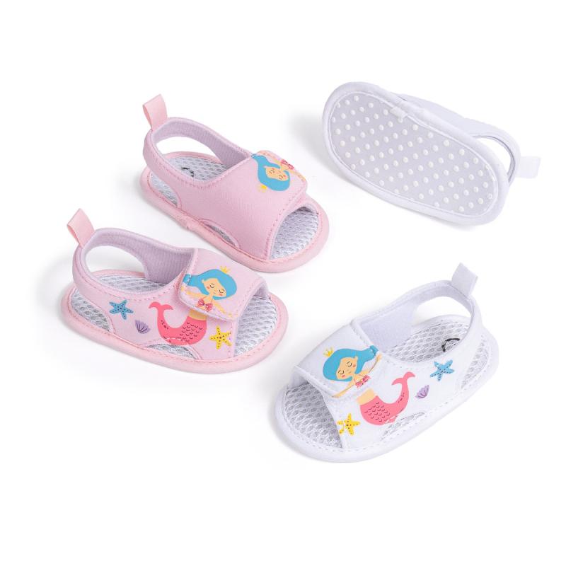 ベビー サンダル 女の子 ベビーシューズ कार्टून マジックテープ メッシュ 通気性 0歳 1歳 11cm 12cm 13cm 春夏 かわいい 歩きやすい 普段使い