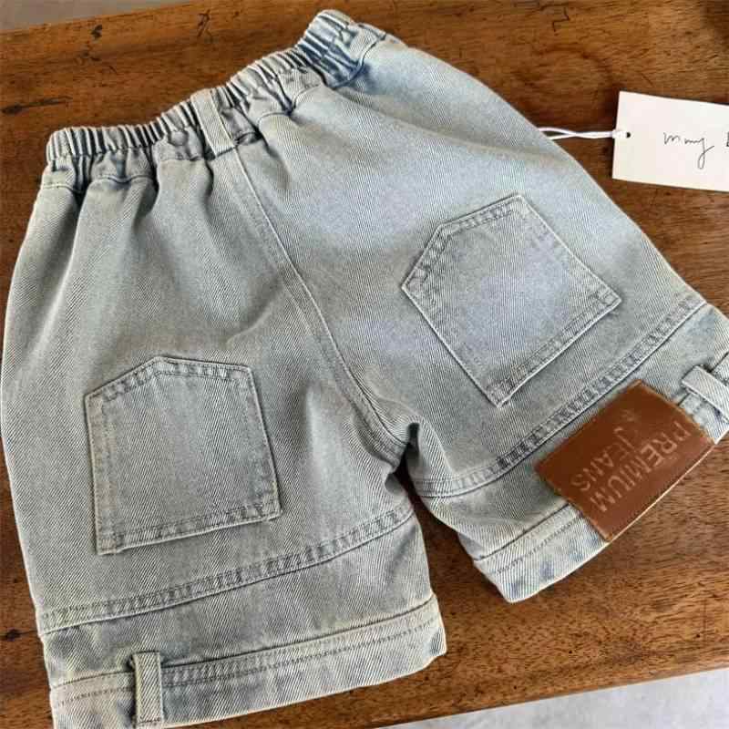 キッズ デニム ショートパンツ 韓国風 ベビー服 男女兼用 ハーフパンツ ジーンズ 中大童 夏 普段着