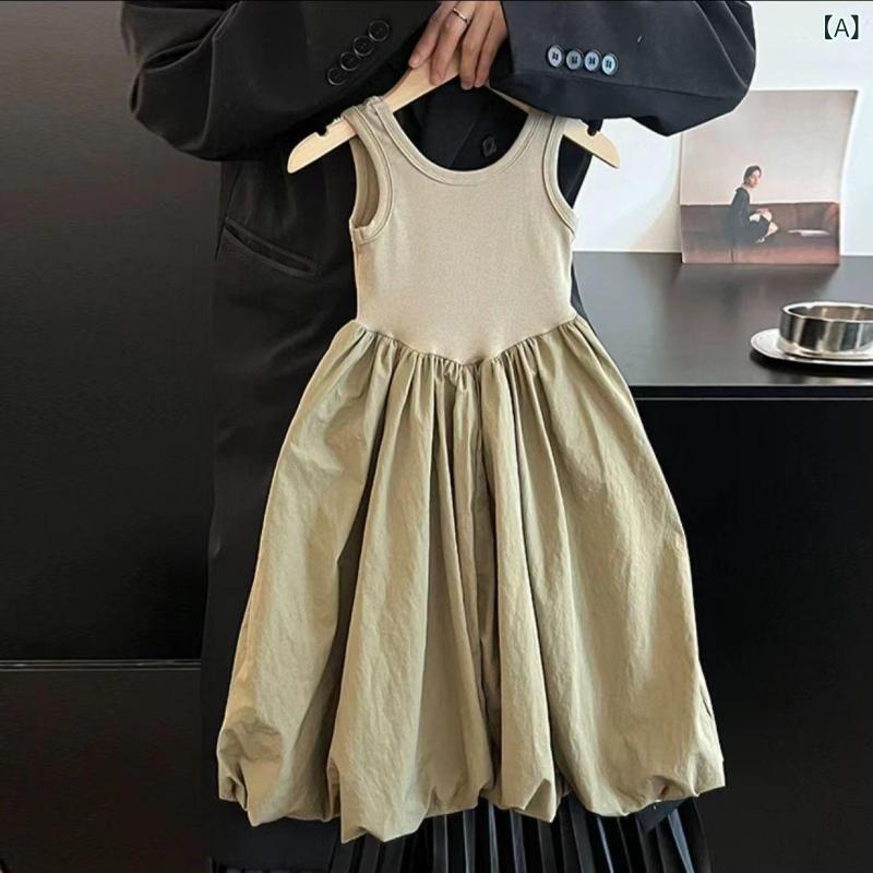 ワンピース 女の子 子供服 ノースリーブ Aライン 花柄 ボタニカル柄 夏 発表会 結...