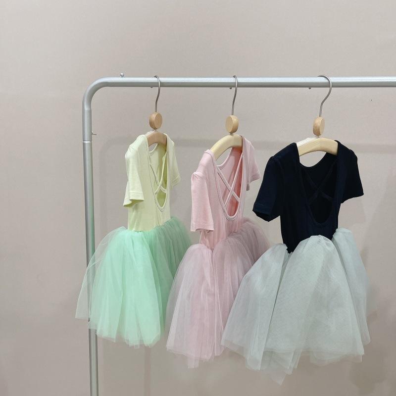 ワンピース 子供服 女の子 チュールスカート バレエスカート チュチュスカート 発表会 ダンススカート おしゃれ かわいい ピンク系 ブラック ライトグリーン