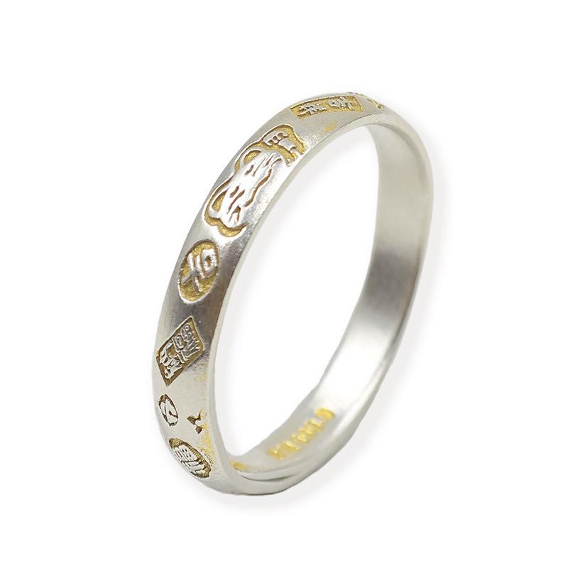 彫刻リング 【福神】 金運 幸運 最強金色 楽天市場】七福神 金（指輪・リング｜メンズジュエリー・アクセサリー