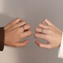 指輪 ペアリング S999 足銀 ローズ 薔薇 ジルコニア 小ぶり カップル 誕生日 ギフト 贈り物 ファッション 手作り アクセサリー 銀