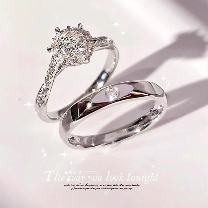 指輪 レディース メンズ ペア 結婚 指輪 ブライダル リング プロポーズ 婚約 指輪 かわいい ジルコニア..